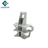 Low voltage ABC fiber optic anchor bracket for drop cable clamp